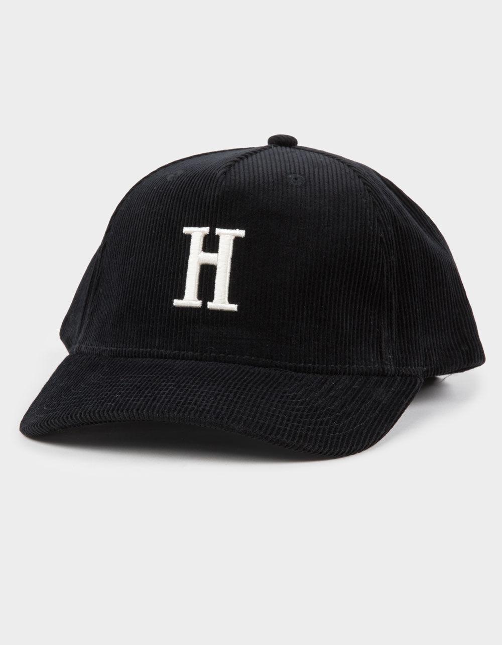 HEMLOCK HAT CO. Rowan 5 Panel Snapback Hat - BLACK Product Image