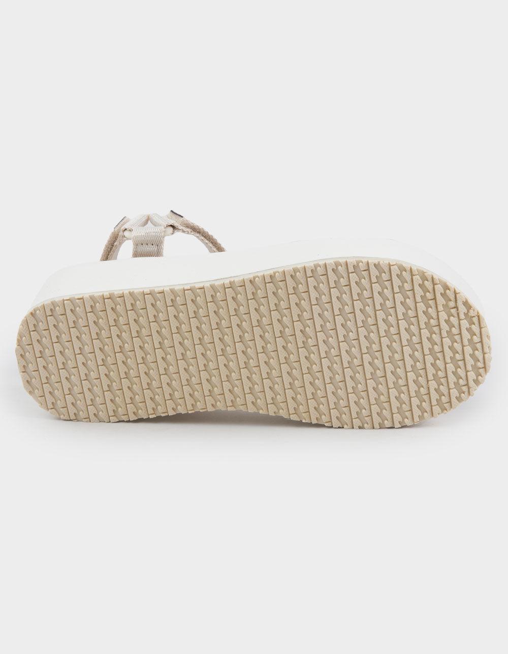 BILLABONG Kona Womens Platform Sandals - CREAM Product Image