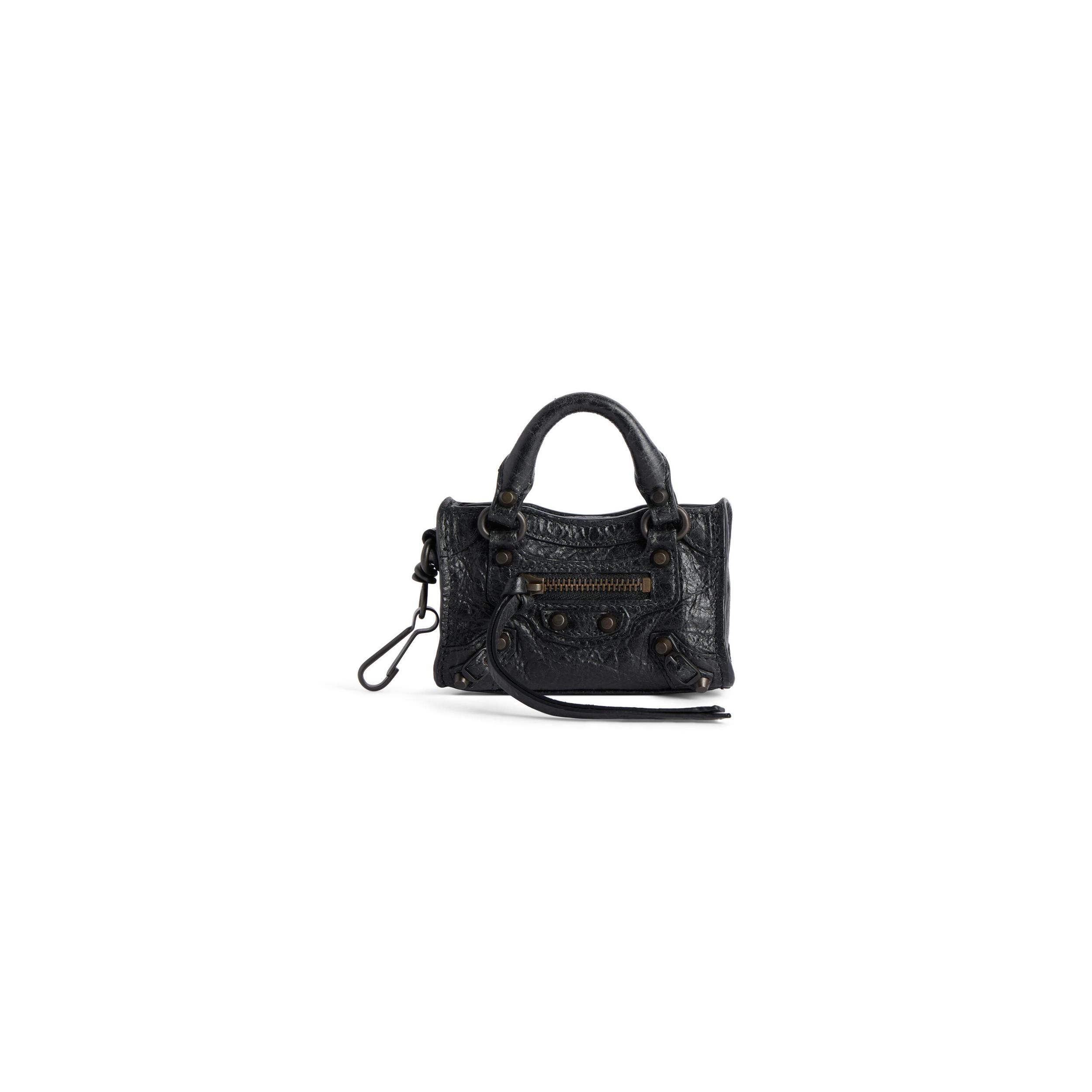Women's Le City Micro Bag Charm in Black Product Image