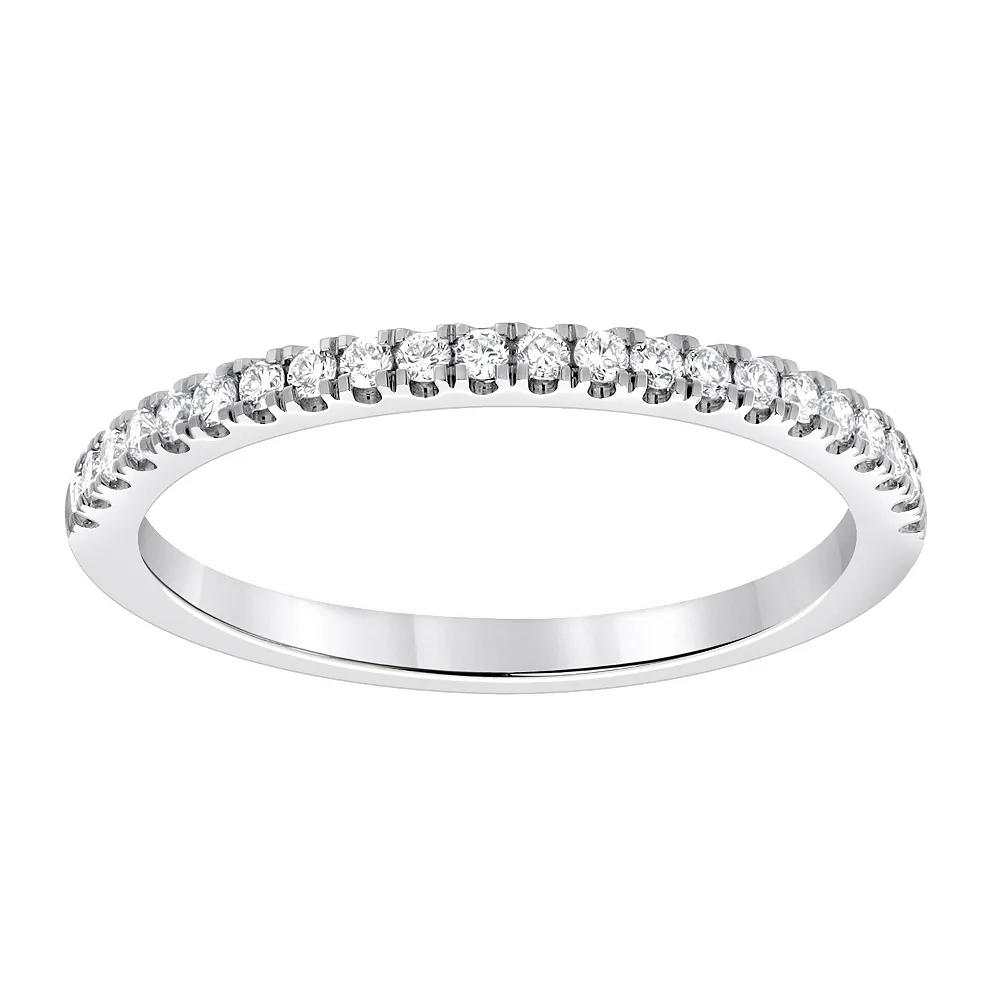 Diamond Brilliance 14k White Gold 1/5 Carat T.W. Lab-Grown Diamond Band, Women's,  Product Image