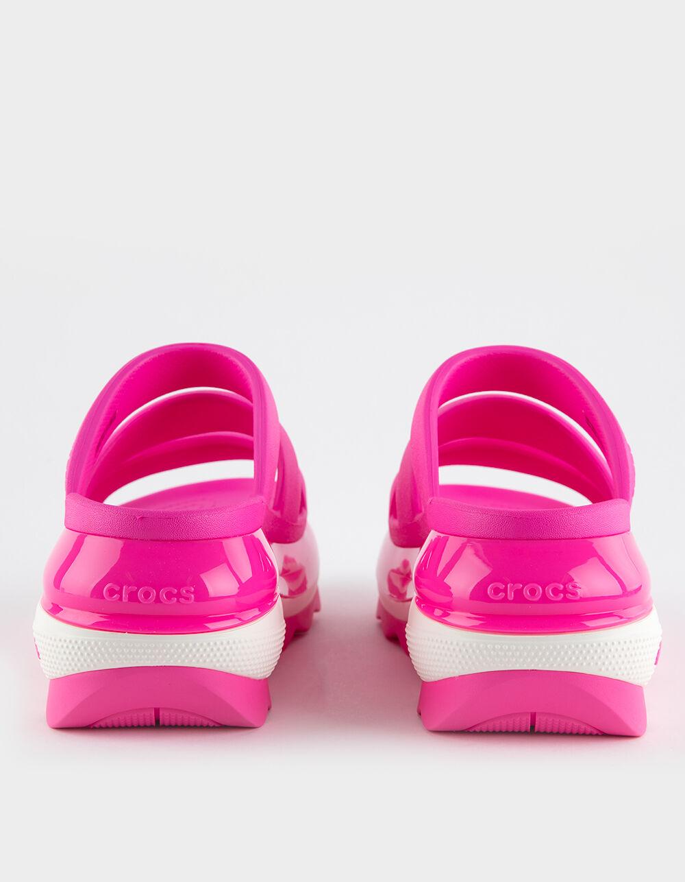CROCS Mega Crush Triple Strap Womens Platform Sandals - PINK Product Image