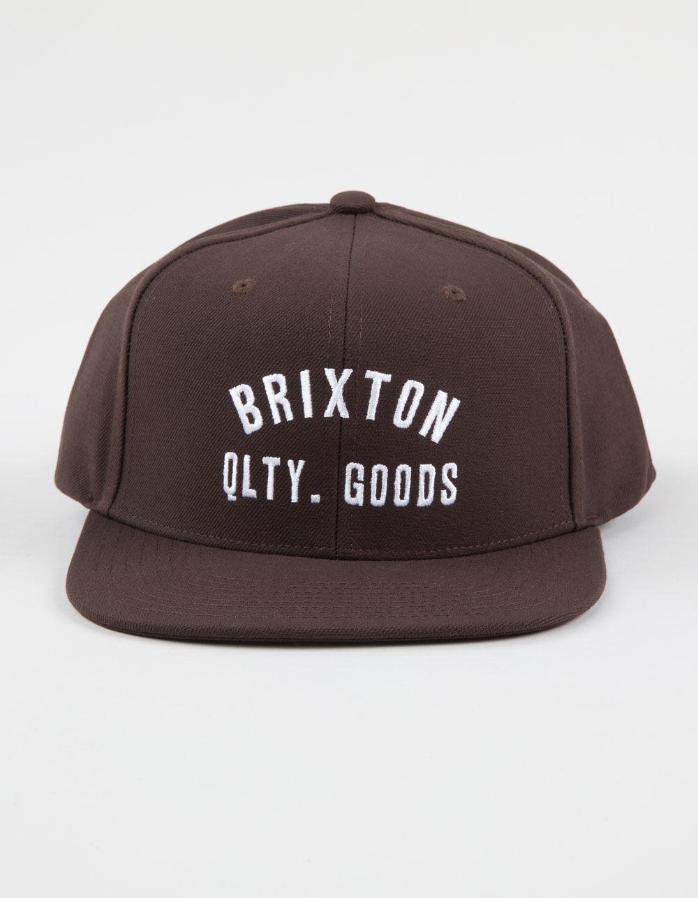 BRIXTON Woodburn NetPlus® Snapback Hat - BROWN Product Image