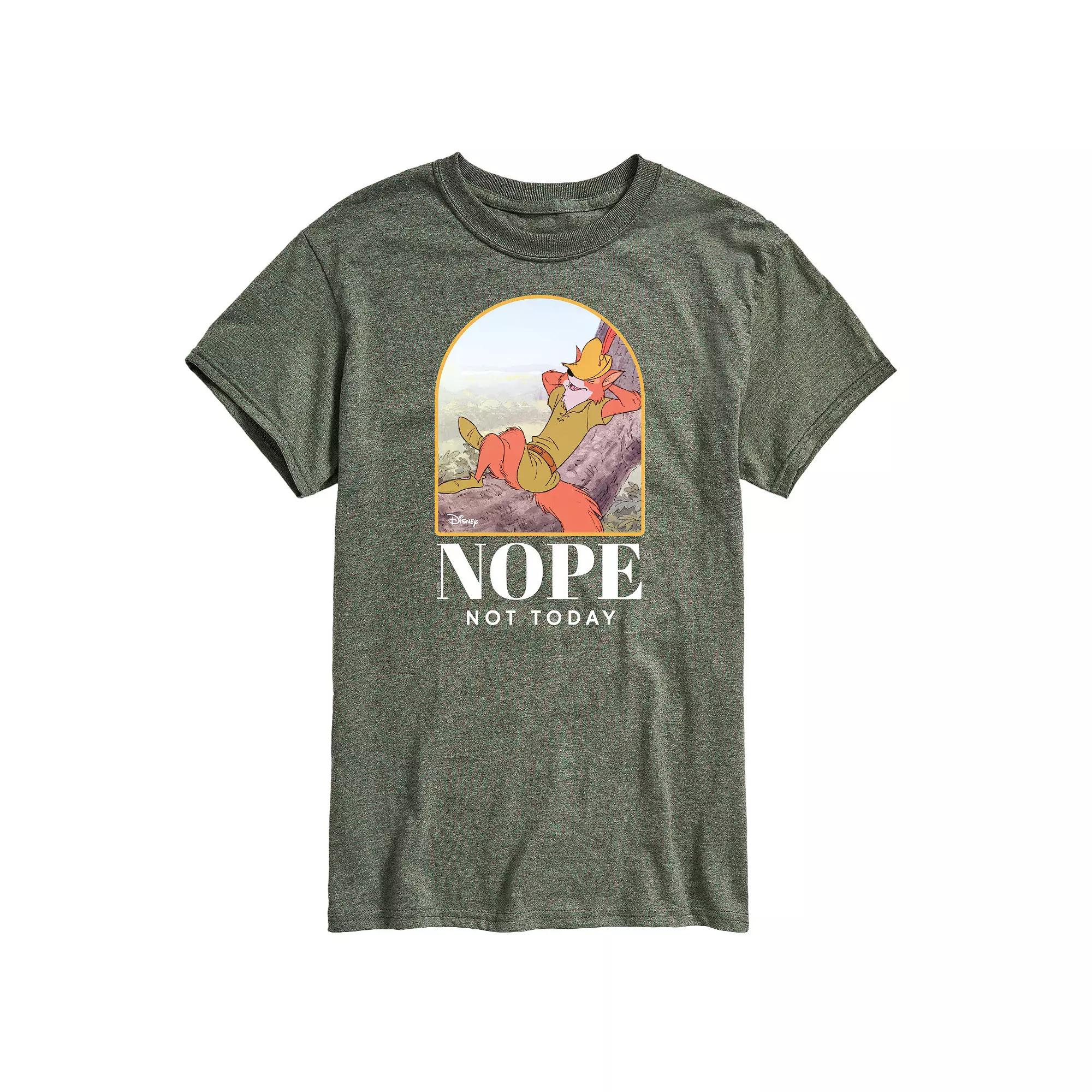 Disney's Robin Hood Men's Nope Not Today Graphic Tee,  Product Image