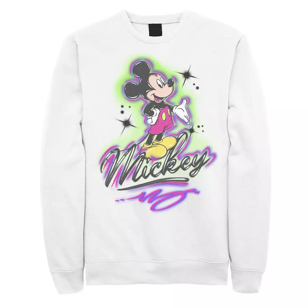 Disney's Mickey And Friends Mickey Mouse Airbrush Portrait Men's Sweatshirt,  Product Image