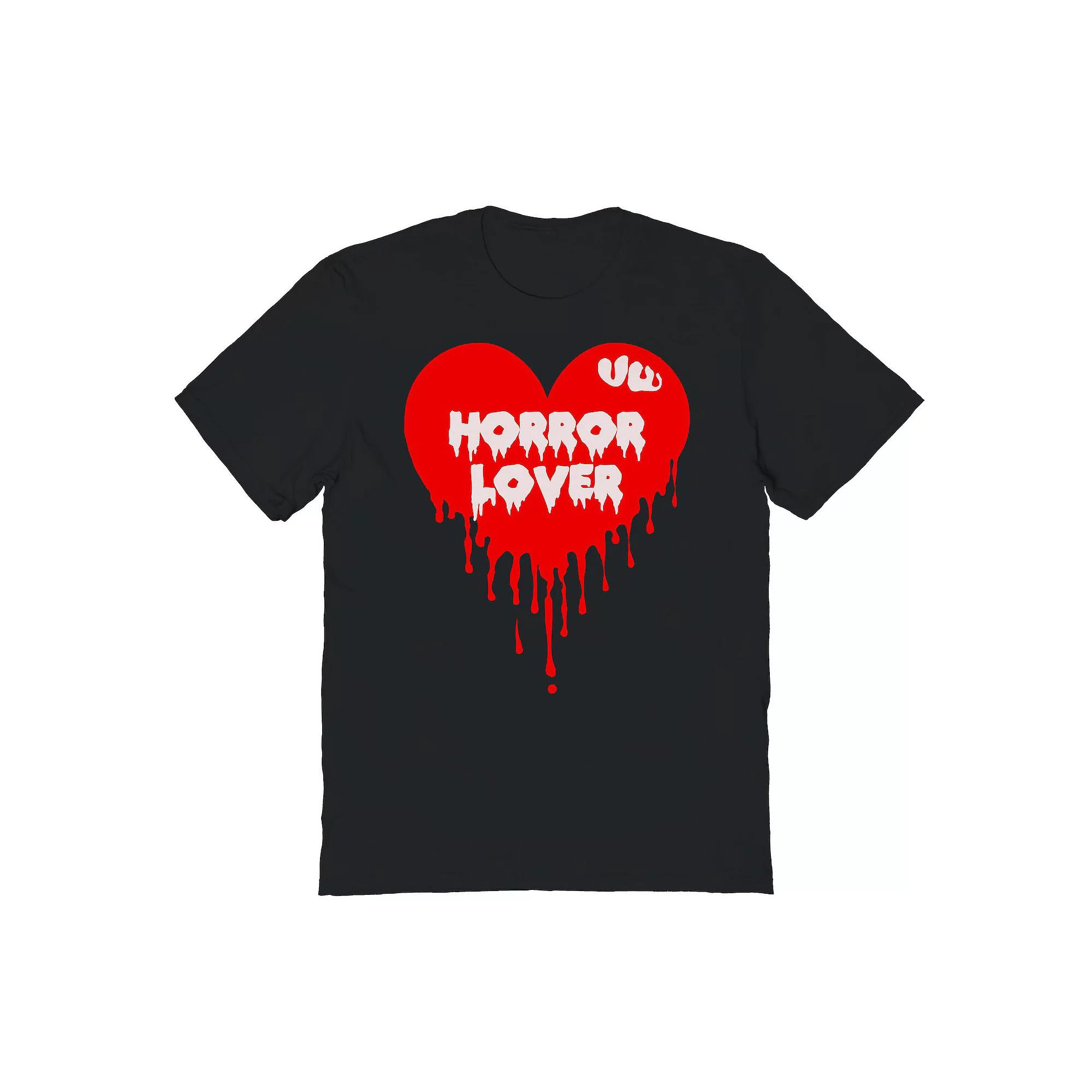 Men's Horror Lover Halloween Graphic Tee, Size: XXL, Black Product Image