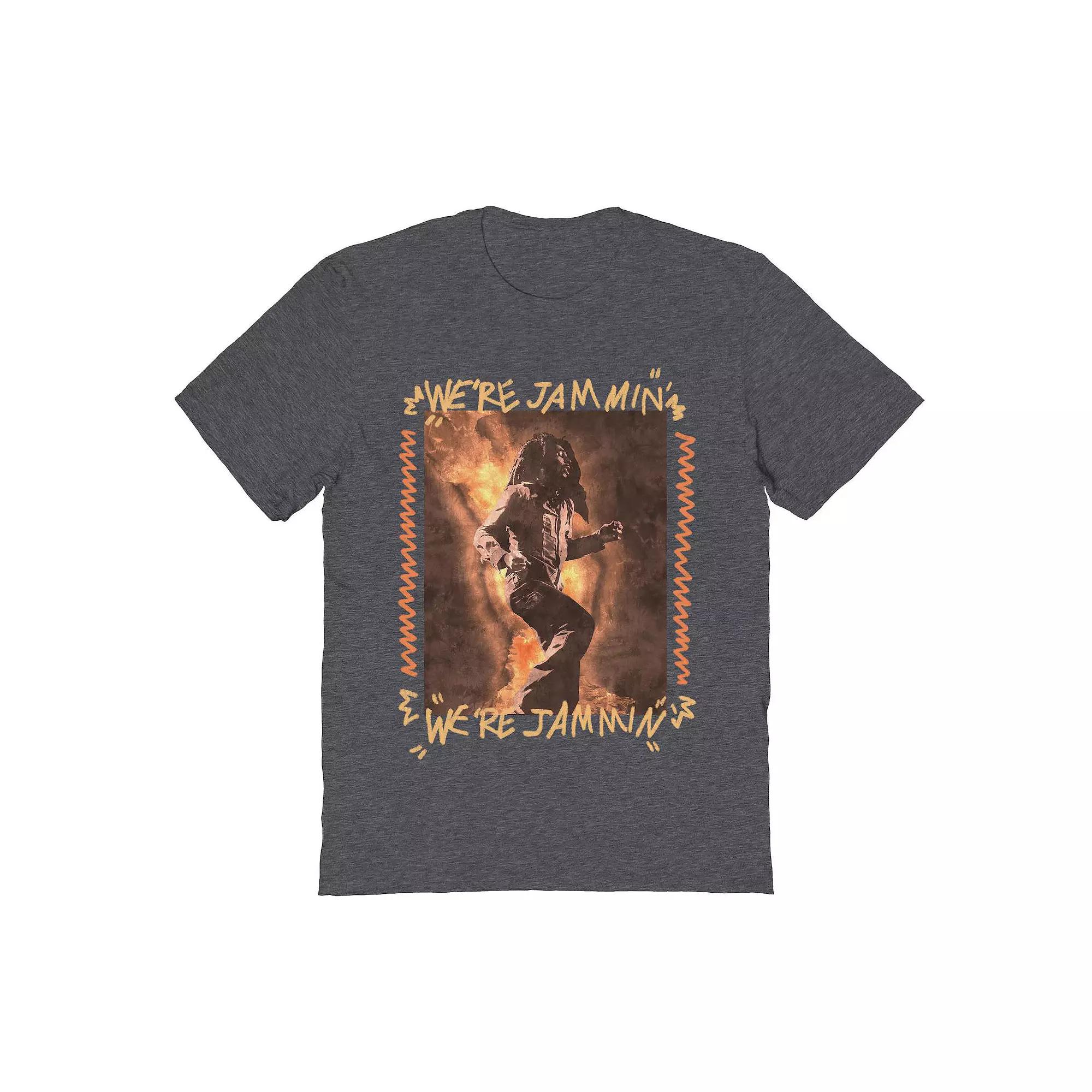 Men's Bob Marley Were Jammin Photo Graphic Tee, Adult Unisex,  Product Image