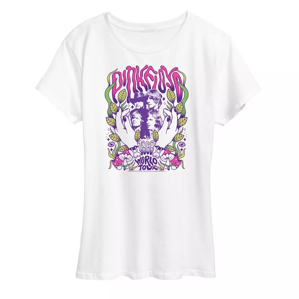 Women's Pink Floyd Psychedelic Graphic Tee,  Product Image