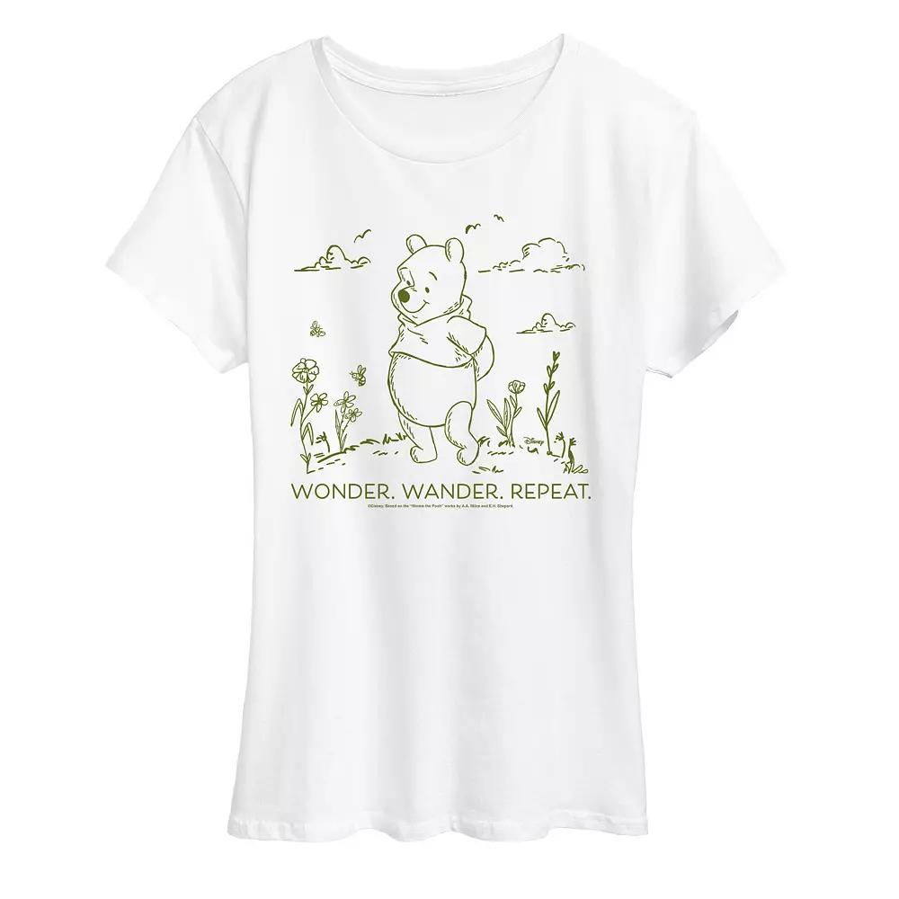 Disney's Winnie The Pooh Women's Wonder Graphic Tee,  Product Image
