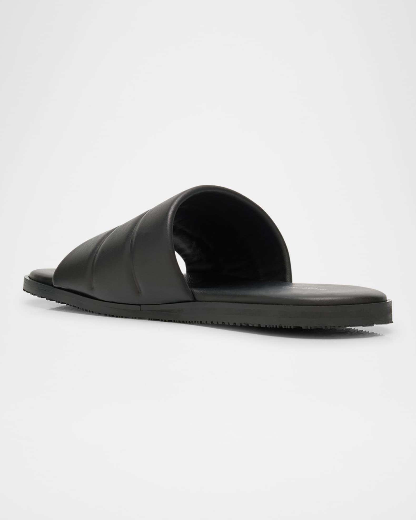 Men's Brentin Napa Leather Slide Sandals Product Image