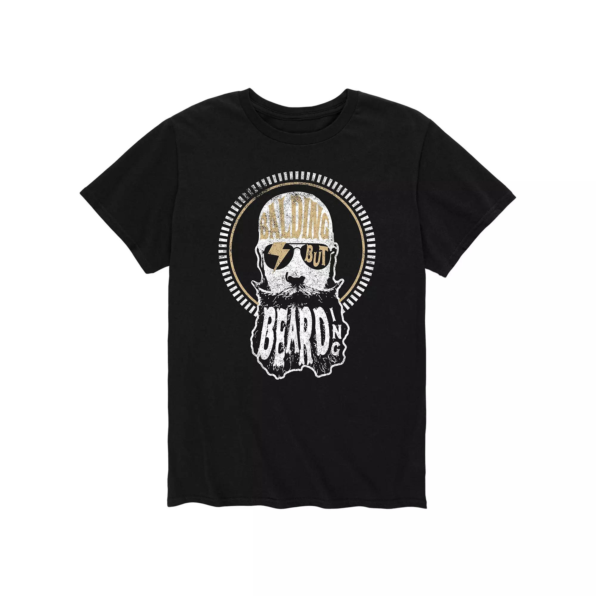 Men's Balding But Bearding Tee,  Product Image