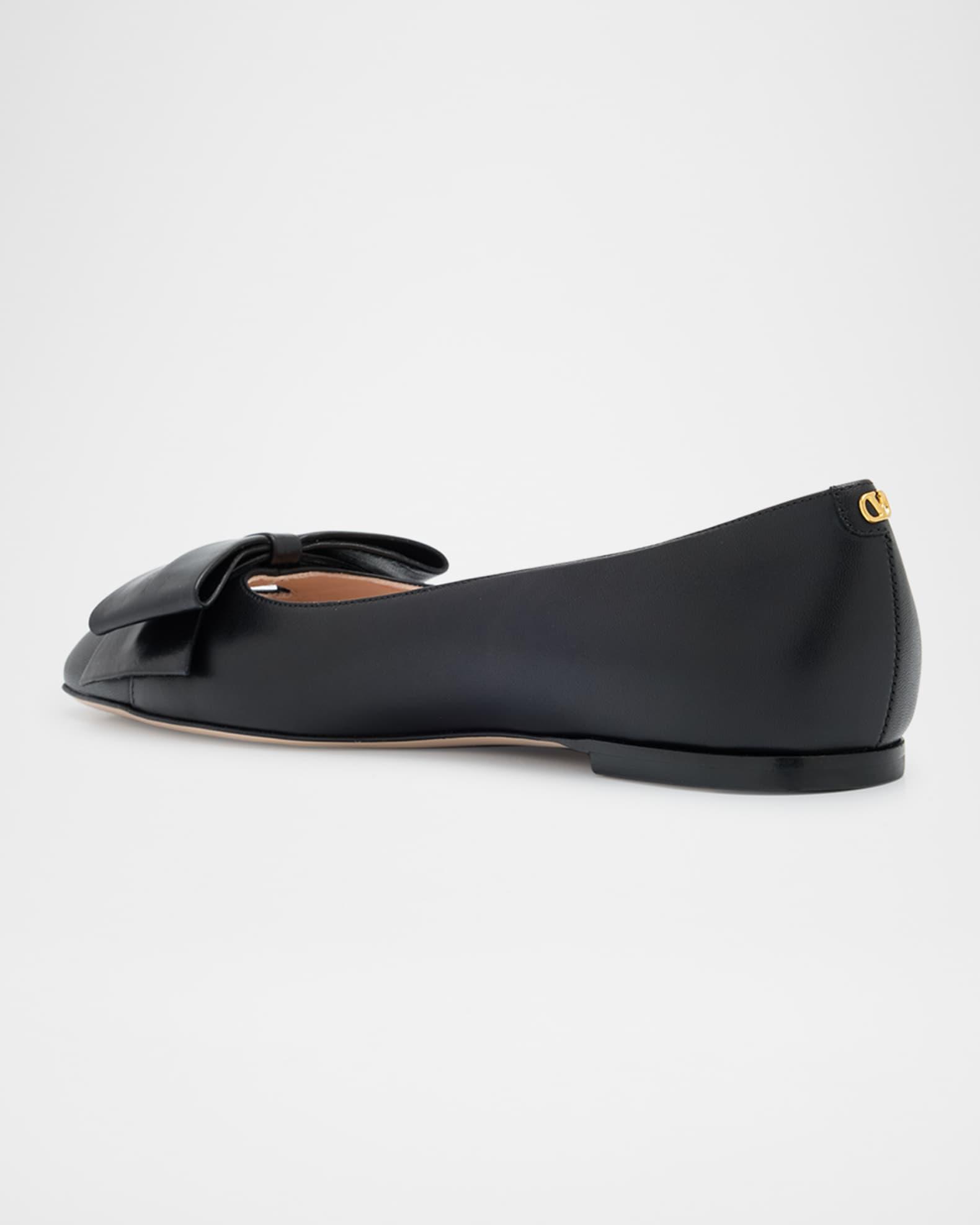 Bowow Leather Ballerina Flats Product Image