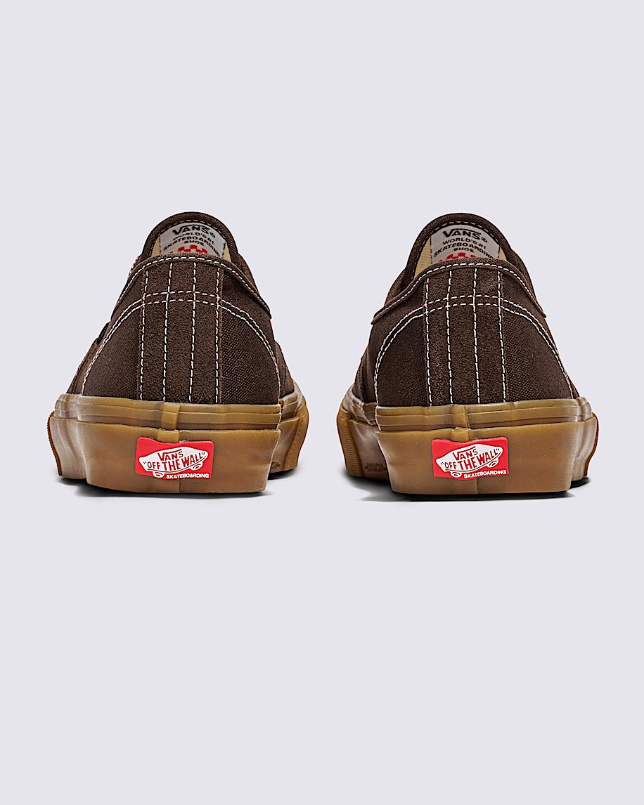 Skate Authentic Shoe in Brown / Gum| Vans US Product Image