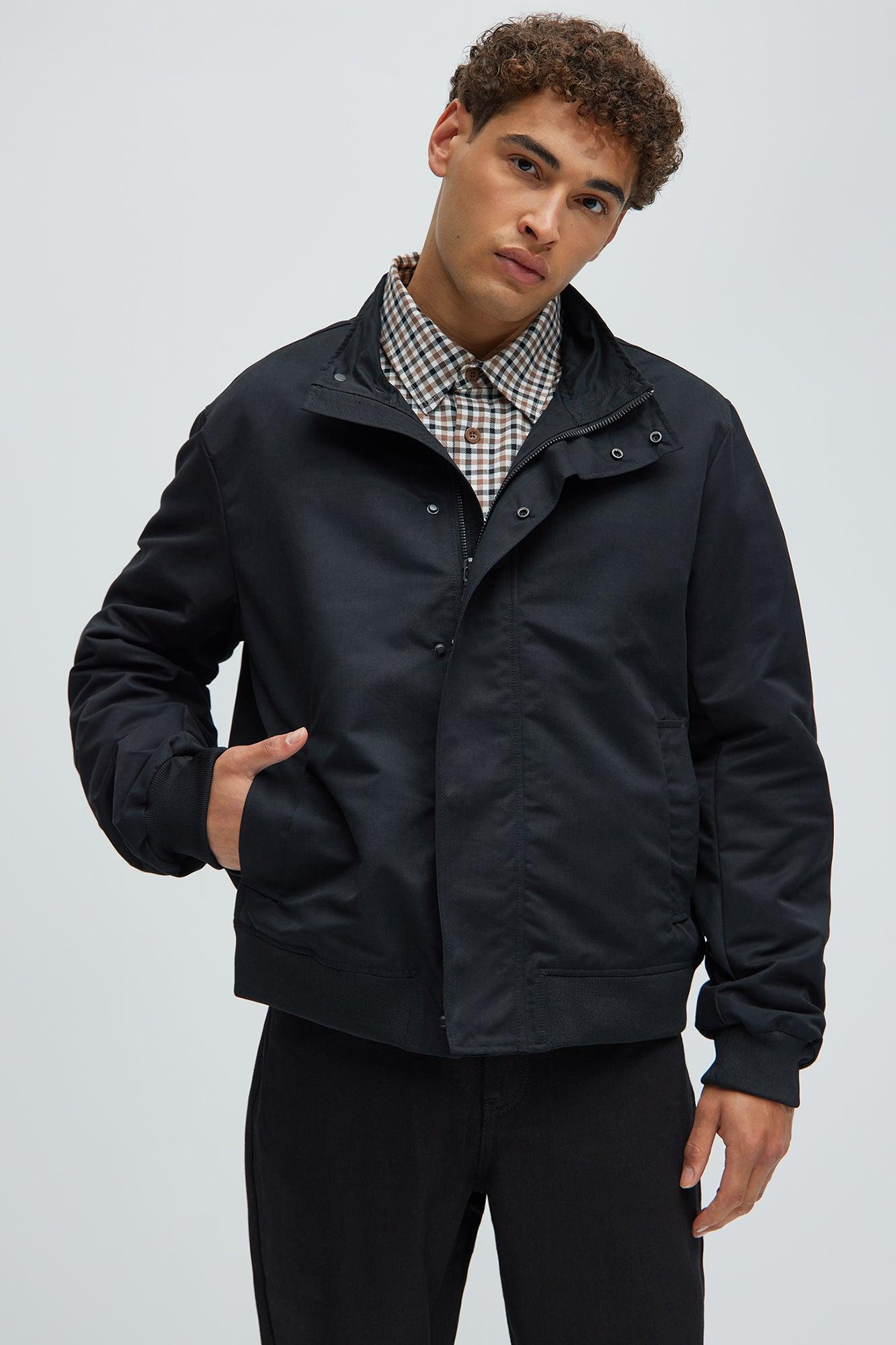 Quite Unique Service Station Jacket - Black Product Image