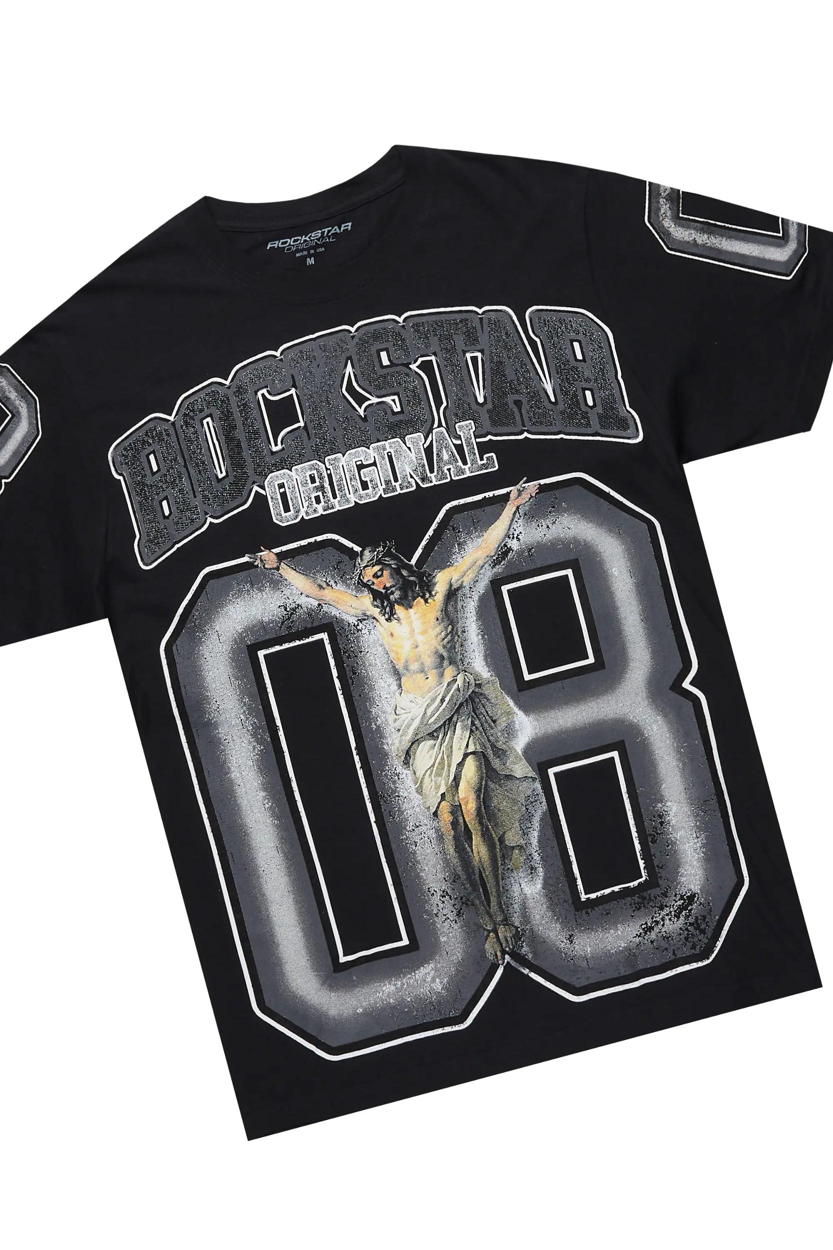 Fields Black/Grey T-Shirt/Baggy Stacked Track Set Male Product Image