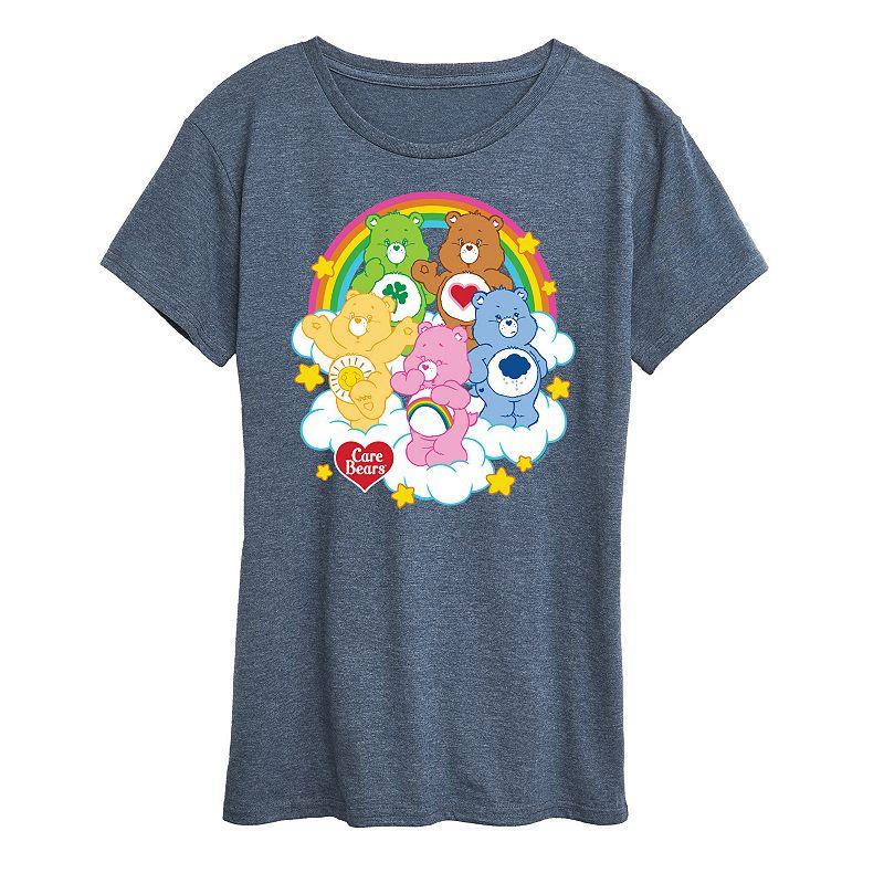 Women's Care Bears Group On Clouds Graphic Tee, Girl's,  Product Image