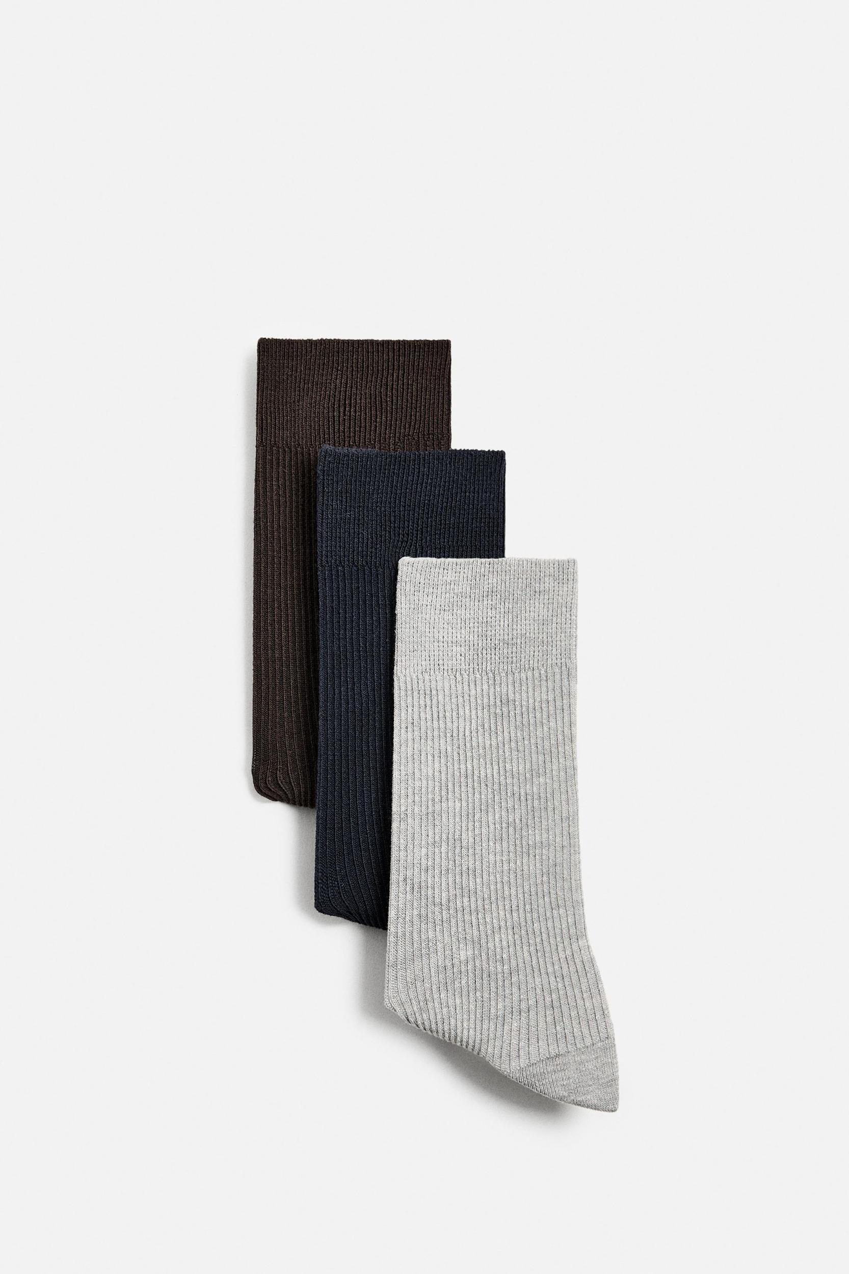 3-PACK OF MATCHING RIB SOCKS Product Image