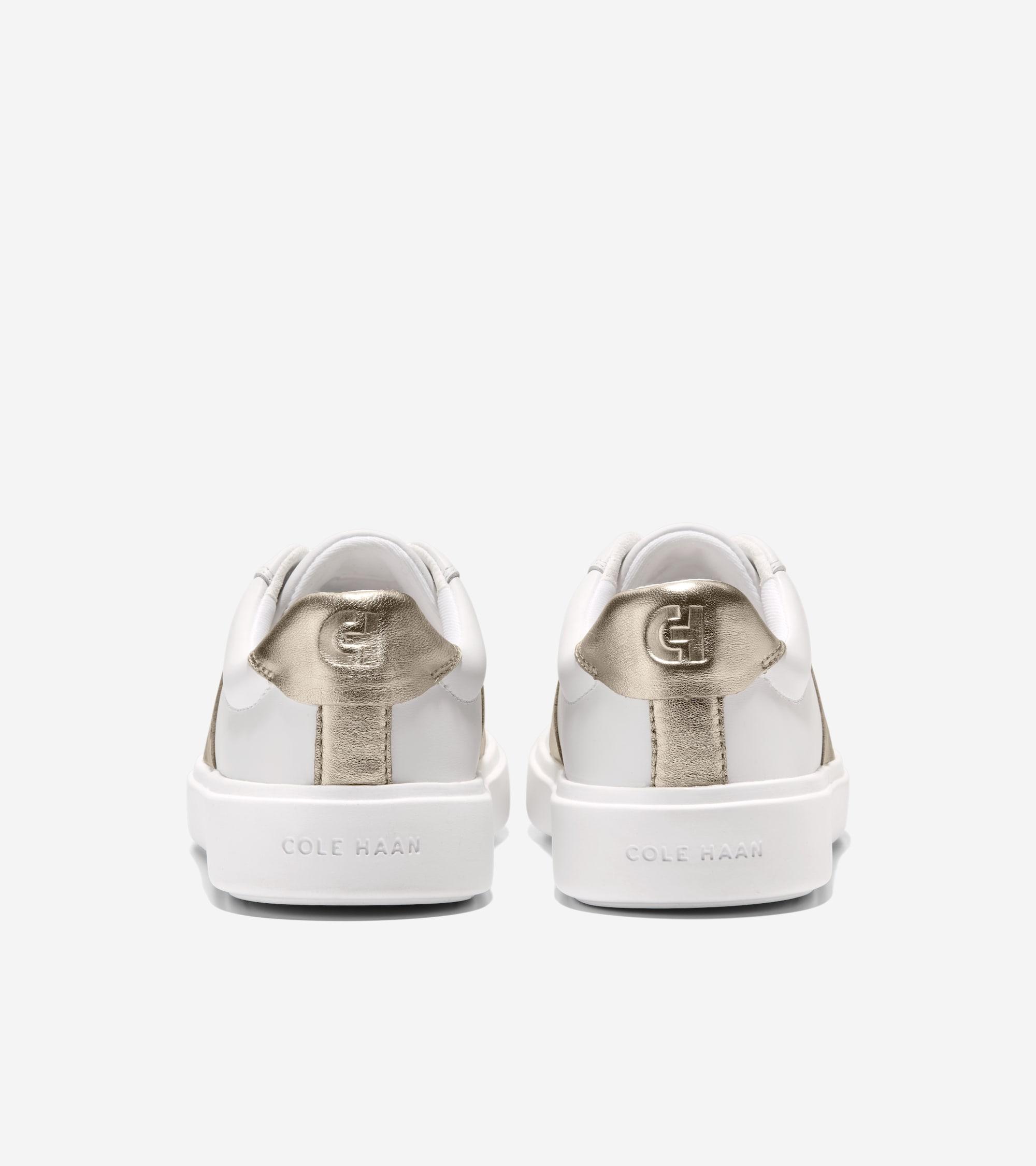 Women's Grand Crosscourt Della Sneakers in Gold | Cole Haan Product Image