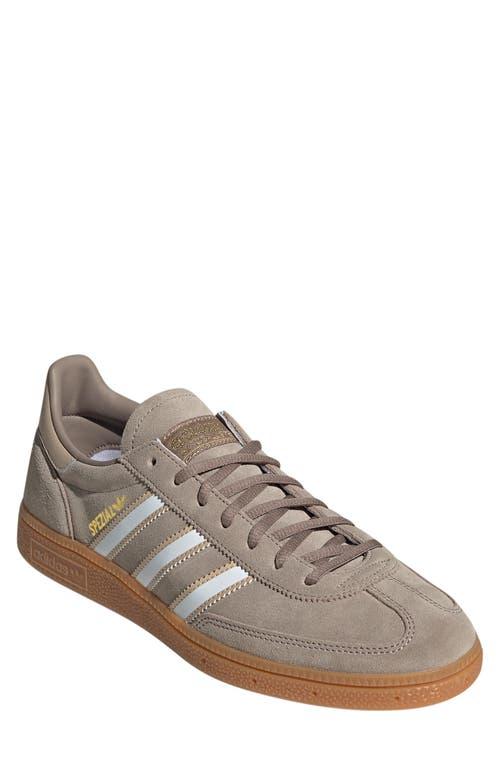 adidas Gender Inclusive Handball Spezial Sneaker in Chalky Brown/white/magic Beige at Nordstrom, Size 13 Women's Product Image