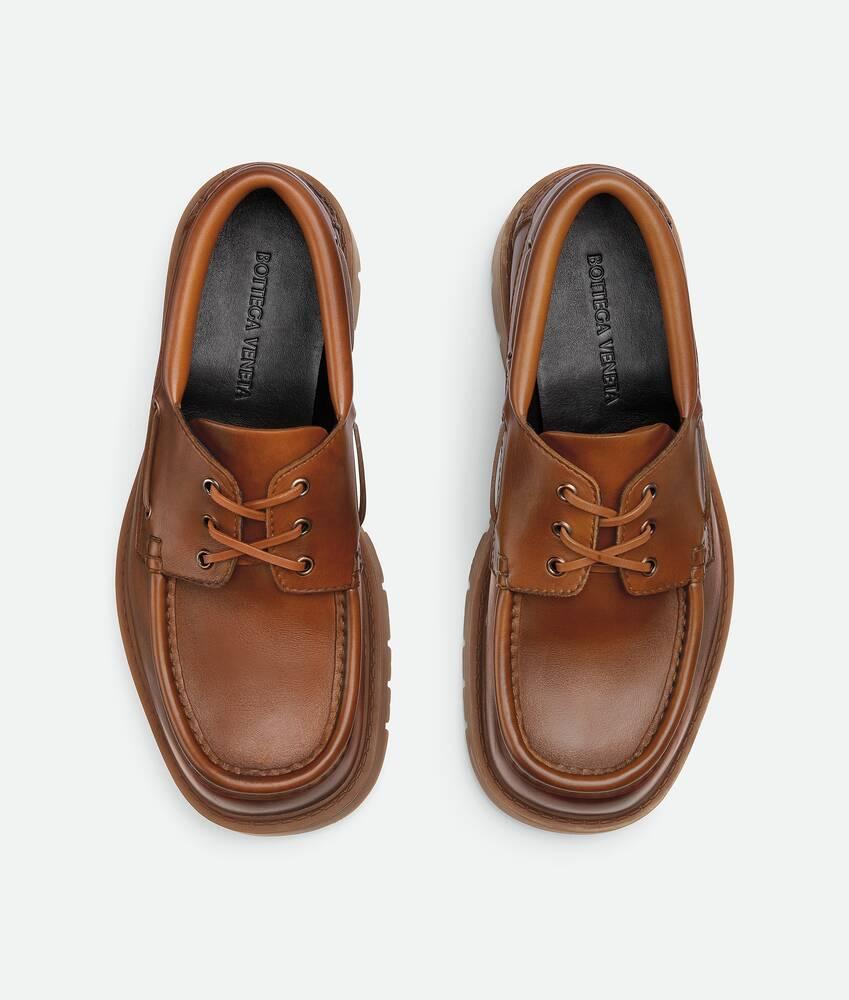 Men's Haddock Boat Shoe in Light wood Product Image