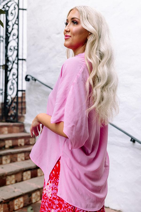 Creating Memories Shift Top In Pink Product Image