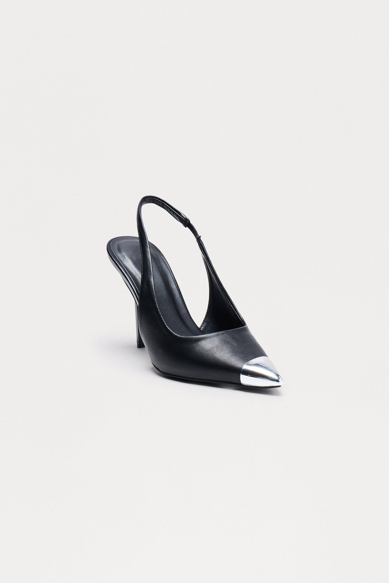 Luxton Hardware Slingback Pumps - Black Female Product Image