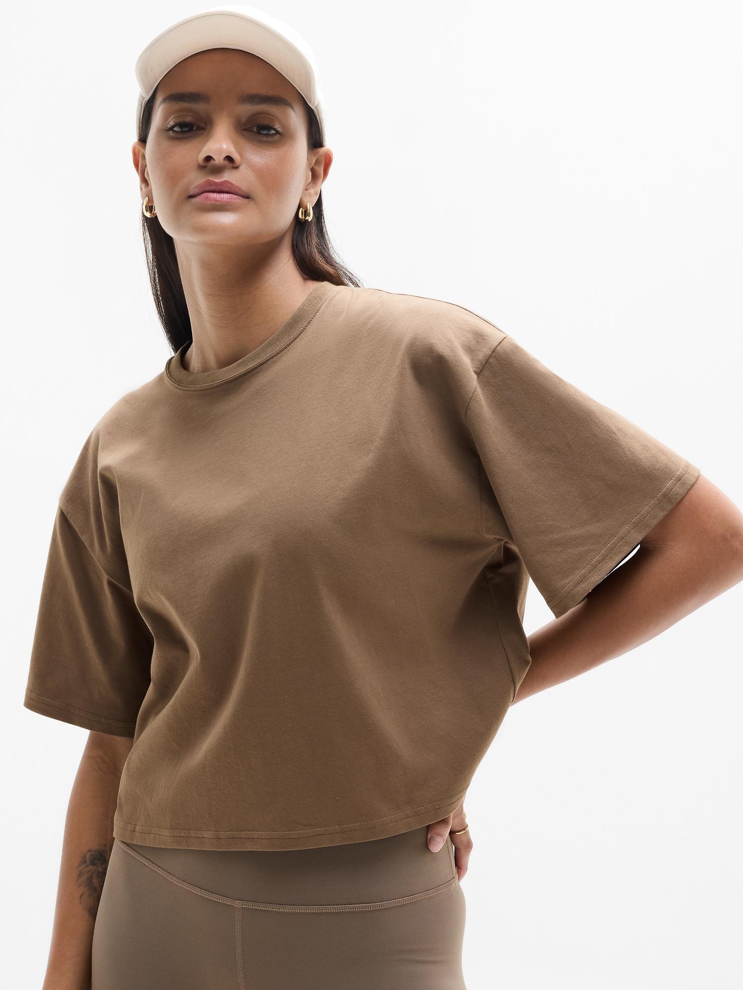 True Cotton Crop Tee Product Image