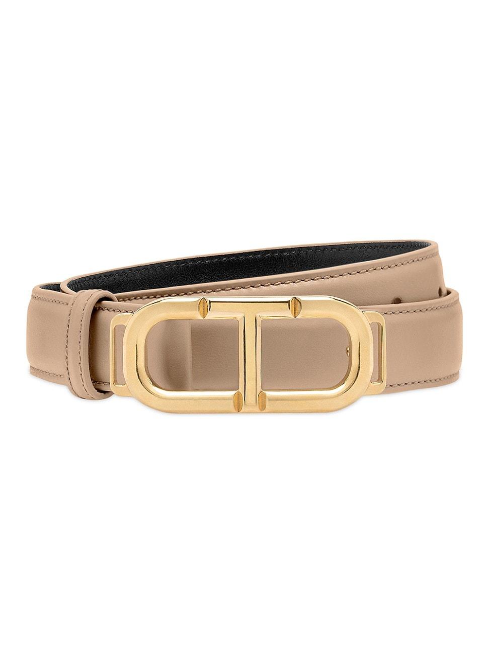 Womens Whitney Palmellato Leather Belt Product Image