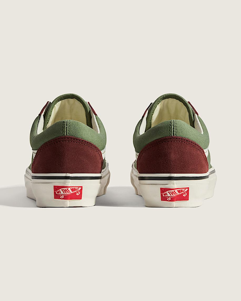 Premium Old Skool Shoe in Brown / Green| Vans US Product Image