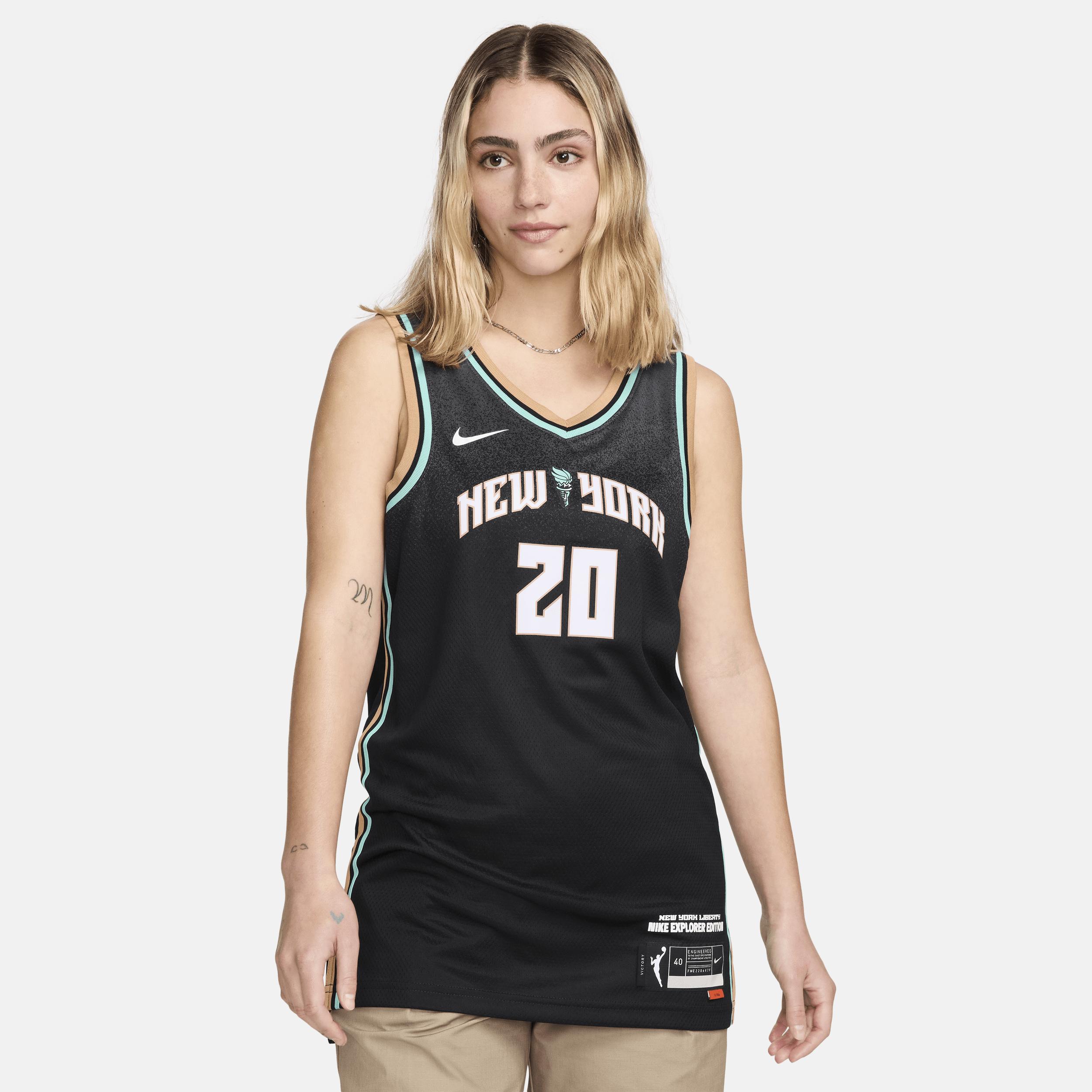 Sabrina Ionescu Liberty Explorer Edition Nike Womens Dri-FIT WNBA Victory Jersey | DJ4573-010 Product Image
