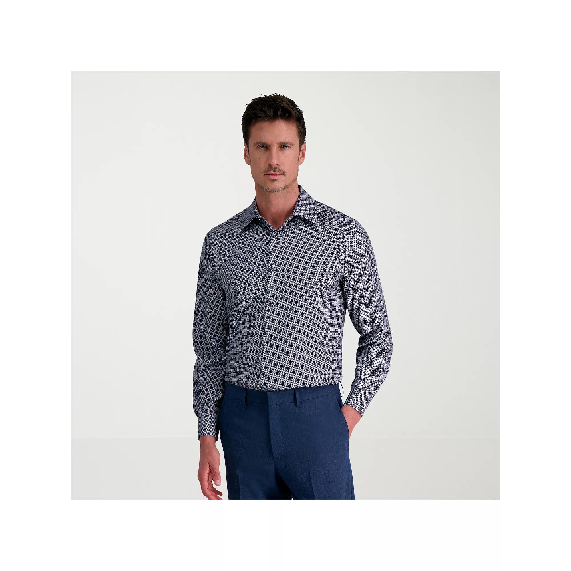 Men's Haggar® Smart Wash® Slim Fit Patterned Dress Shirt,  Product Image