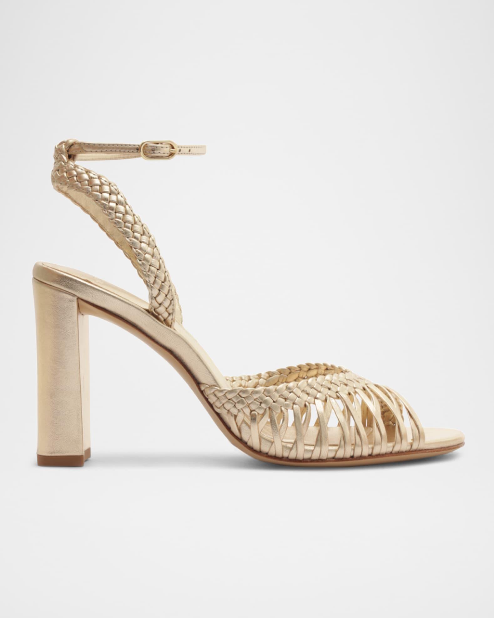 Agatha 90 Leather Sandals Product Image