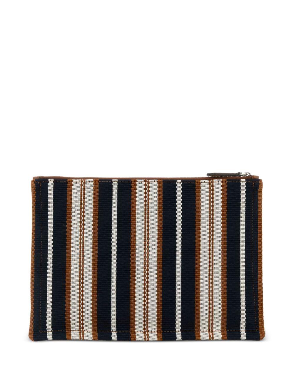 striped clutch bag Product Image