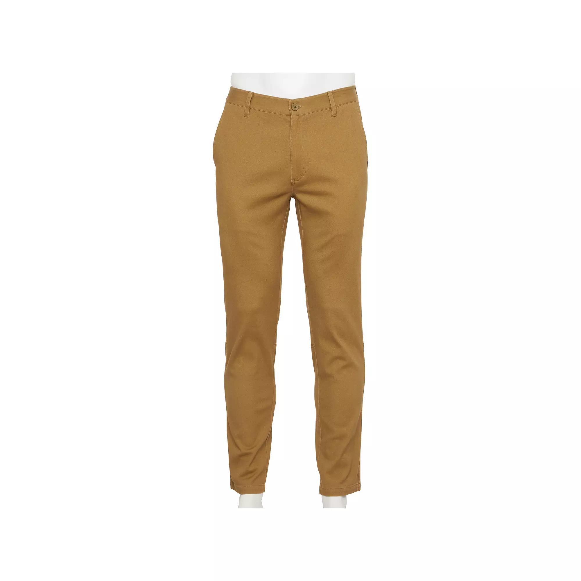 Men's Tony Hawk Stretch Twill Pants, Size: 38X30, Pale Brown Product Image
