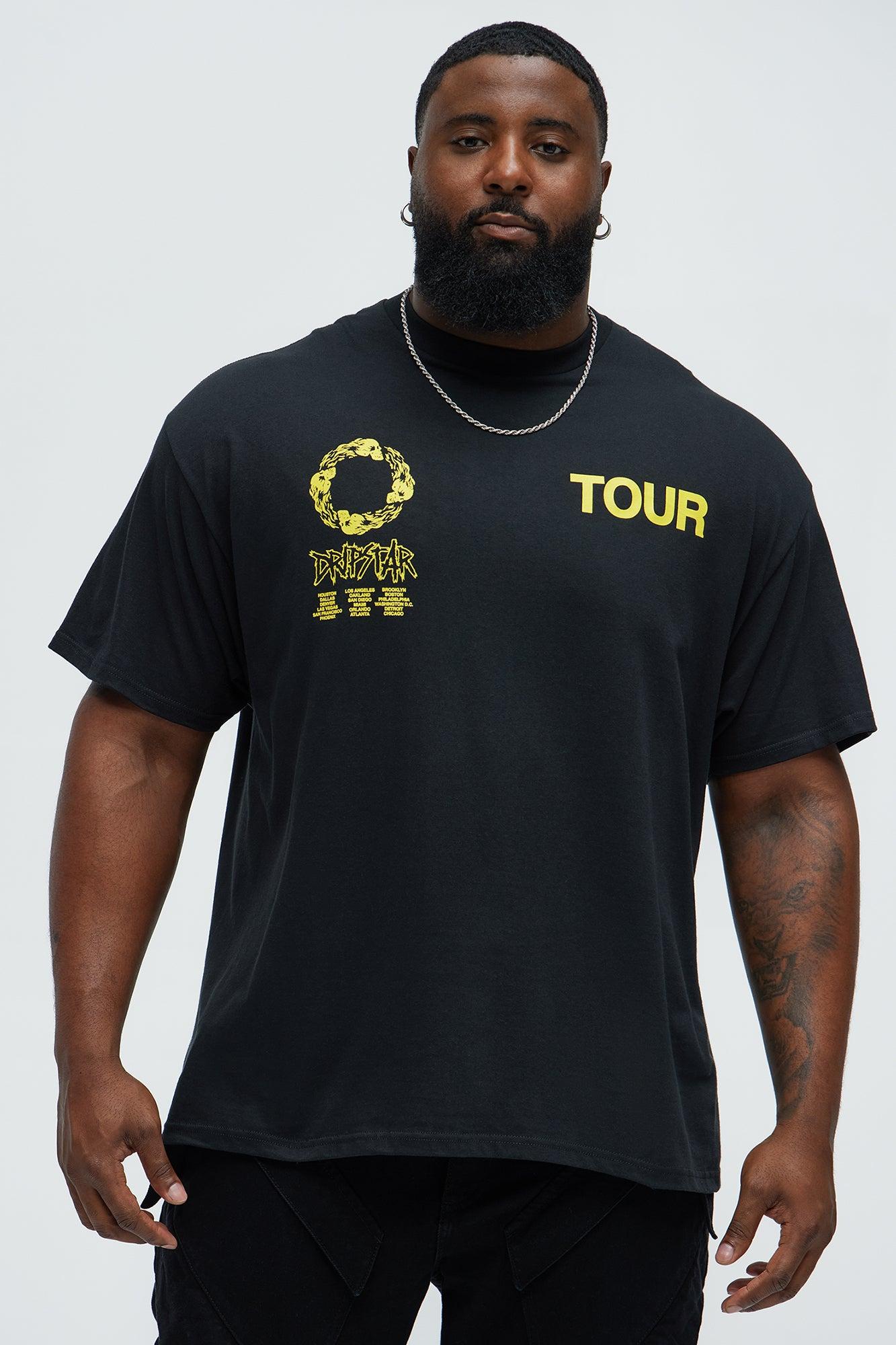 Tour Short Sleeve Crew Neck T shirt - Black Product Image