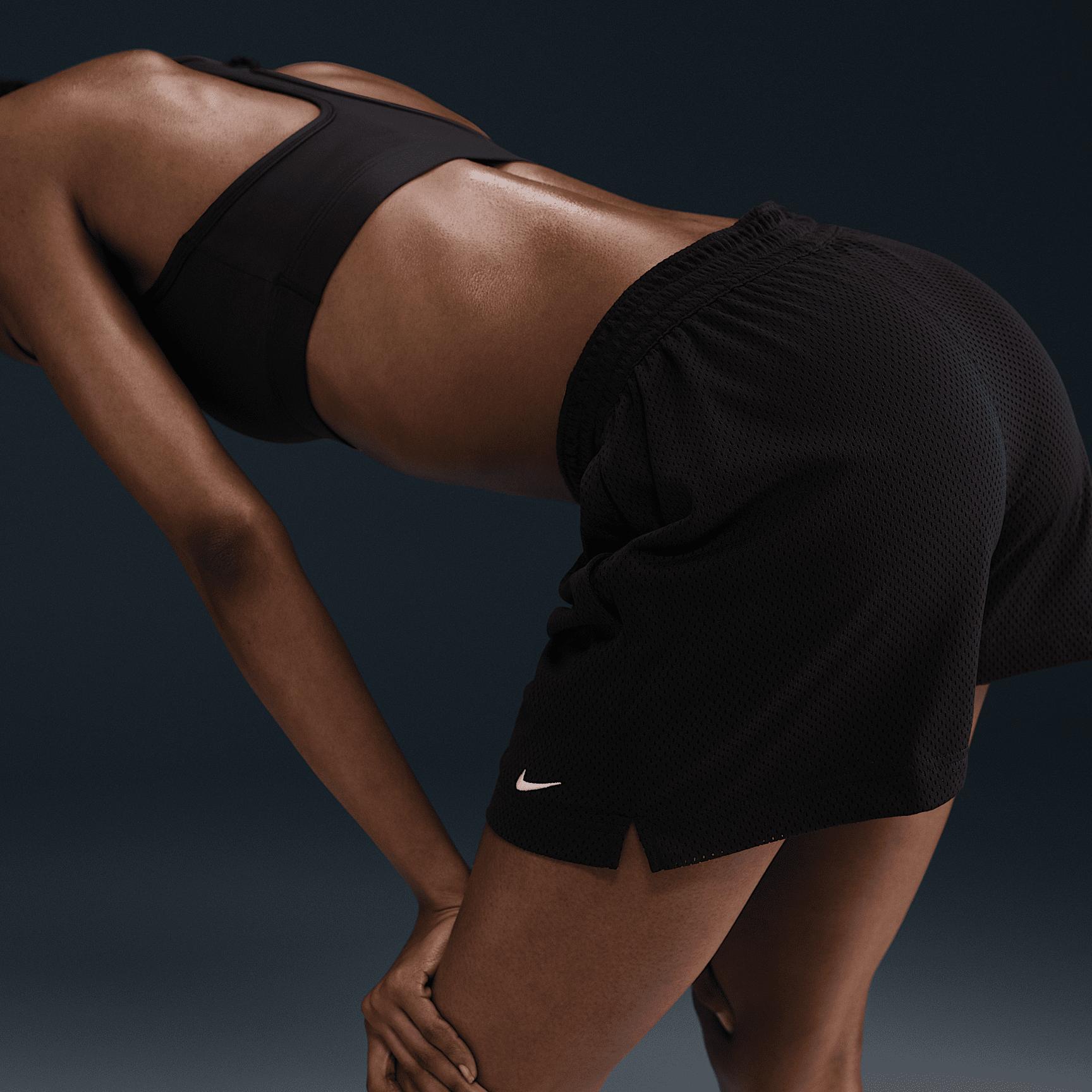 Nike Womens Essential Dri-FIT Mesh Basketball Shorts | HQ8961-100 Product Image
