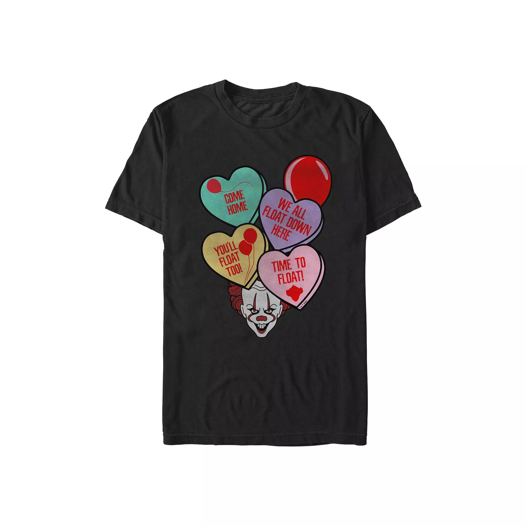 Men's IT Spooky Valentine's Day Candy Hearts Graphic Tee,  Product Image