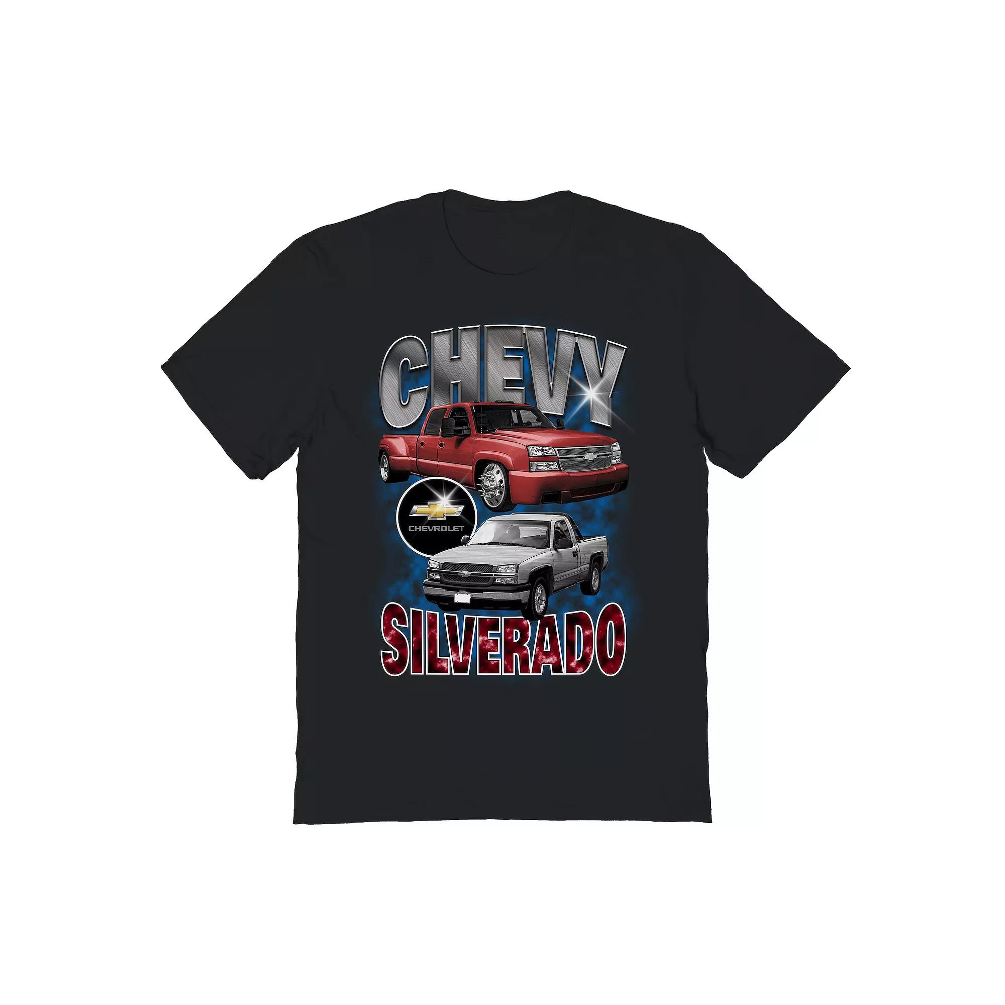 Men's Silverado Throwback Graphic Tee, Size: Small, Black Product Image