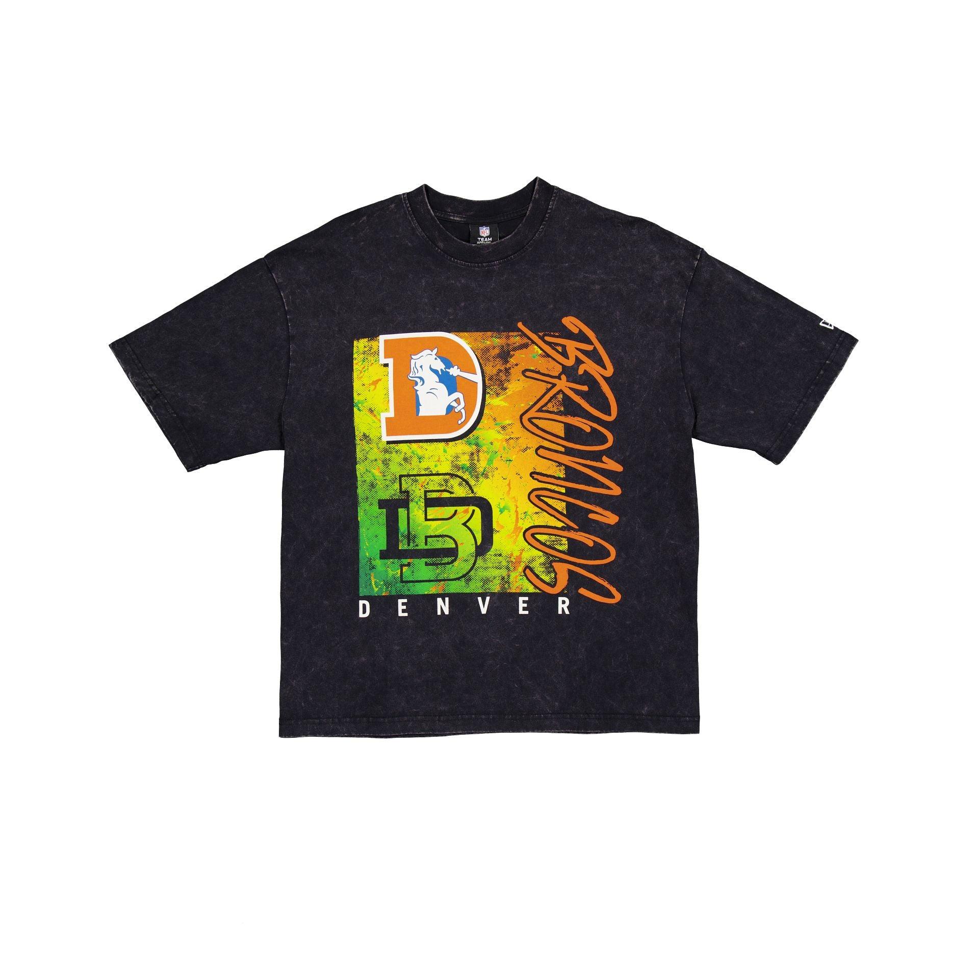 Denver Broncos Sport Classics Boxy Black T-Shirt Male Product Image