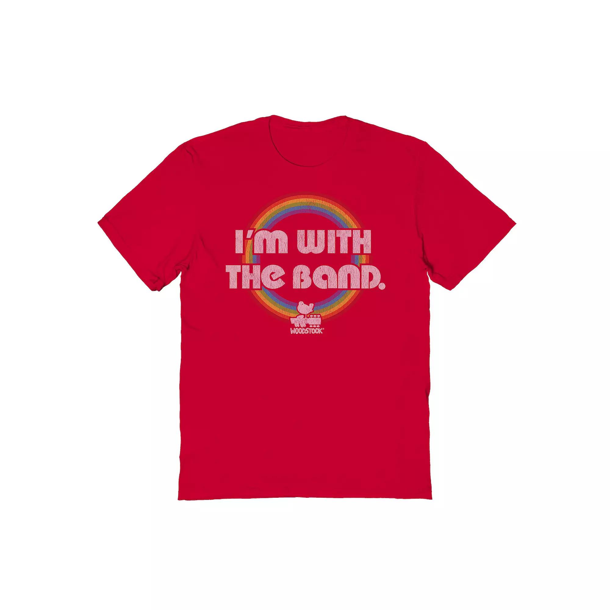 Men's I'm With The Band Graphic Tee, Size: XL, Red Product Image