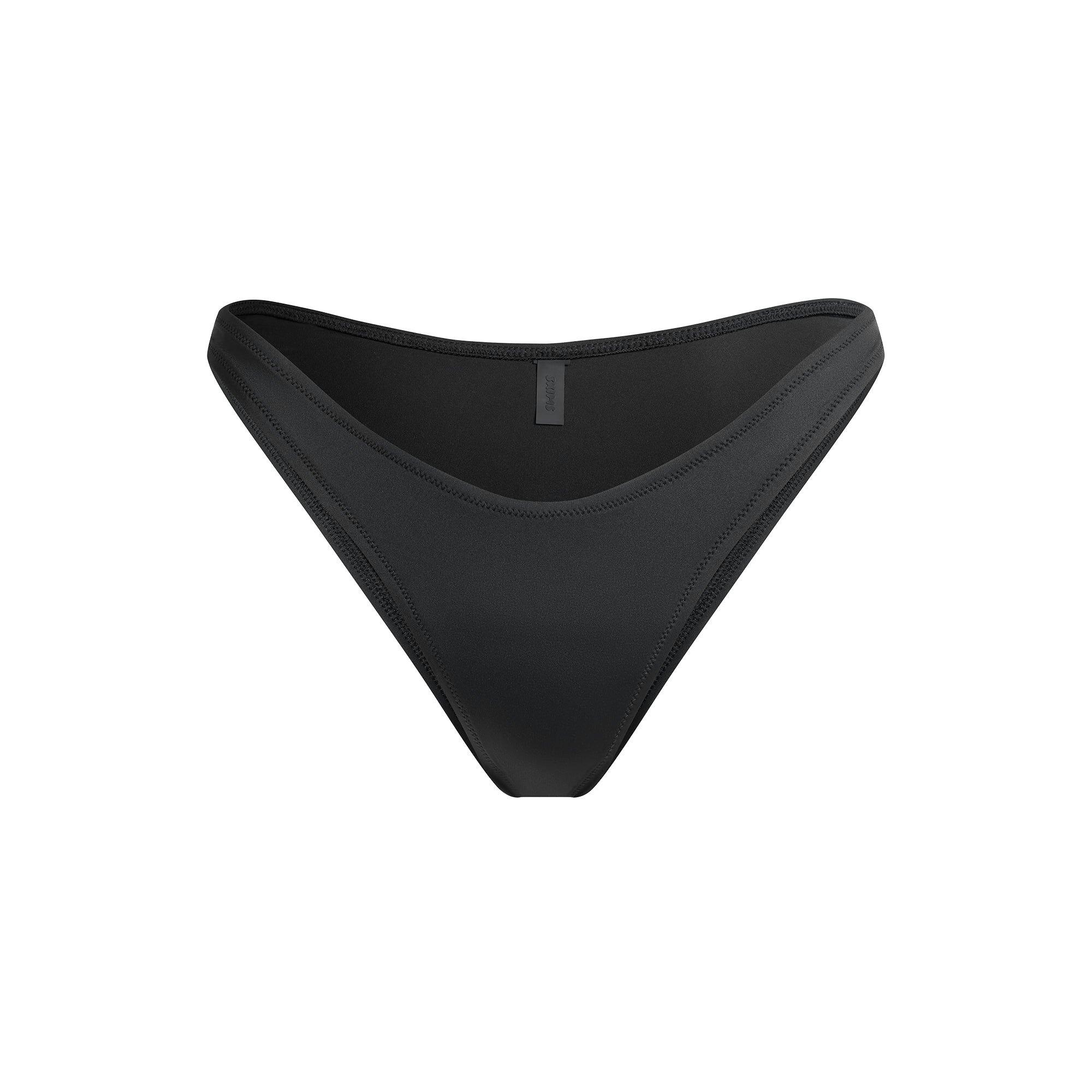 SIGNATURE SWIM TANGA BIKINI BOTTOM | ONYX Product Image