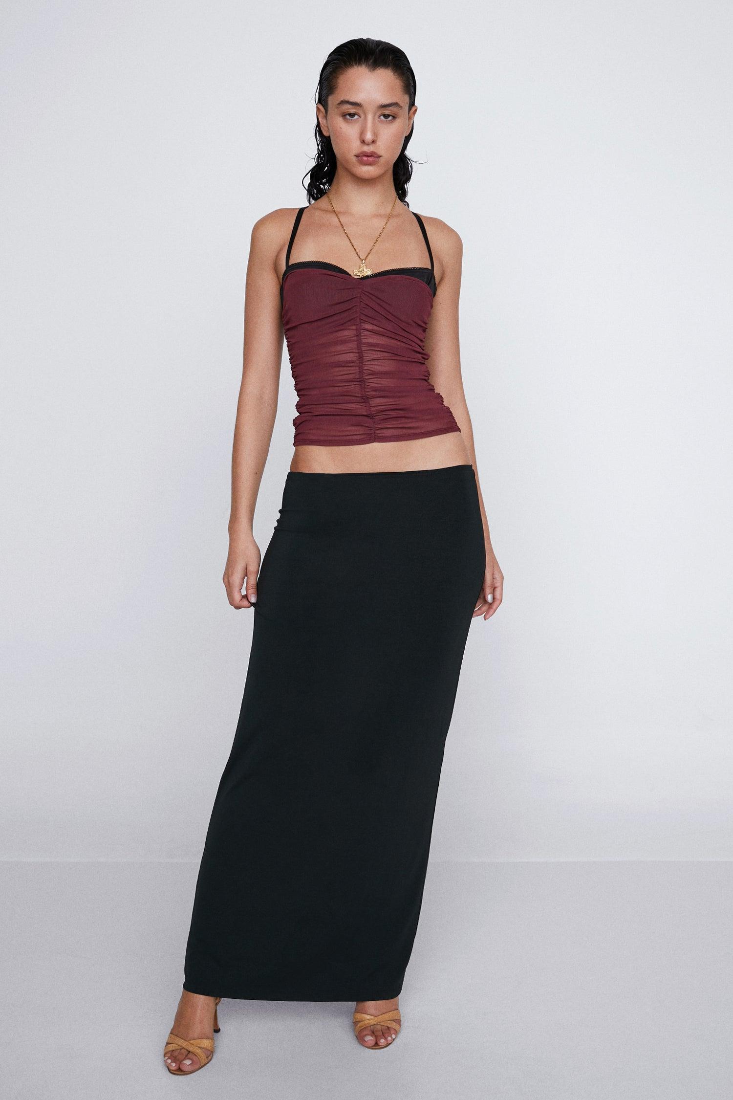 RENZO TUBE TOP - RUSSET Product Image