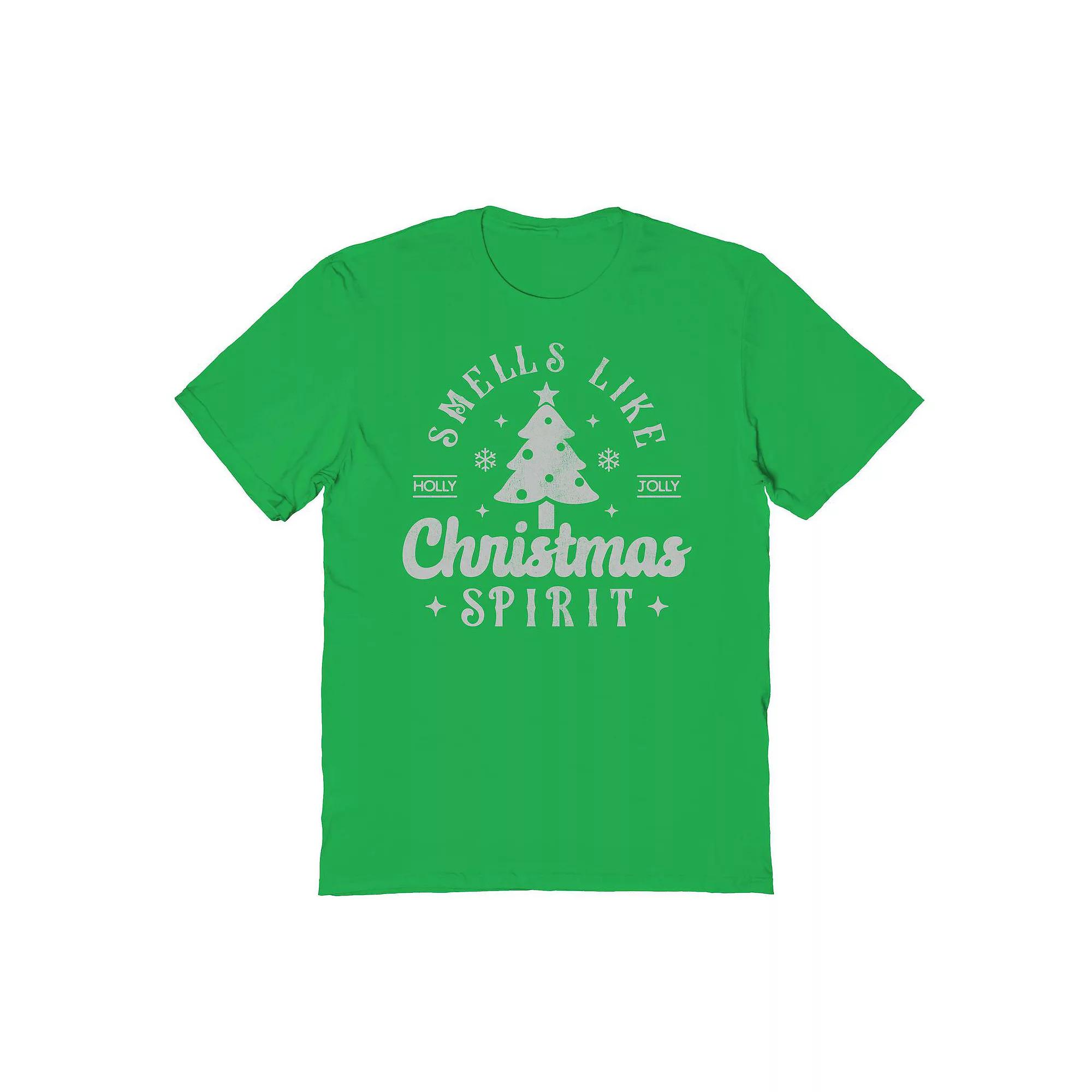 Men's Smells Like Christmas Spirit Christmas Graphic Tee, Adult Unisex,  Product Image