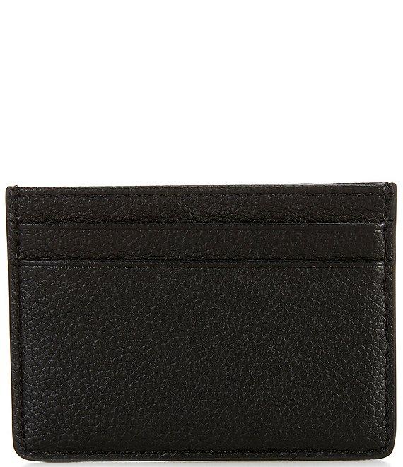 Hugo Boss Grained Faux-Leather Card Holder Product Image