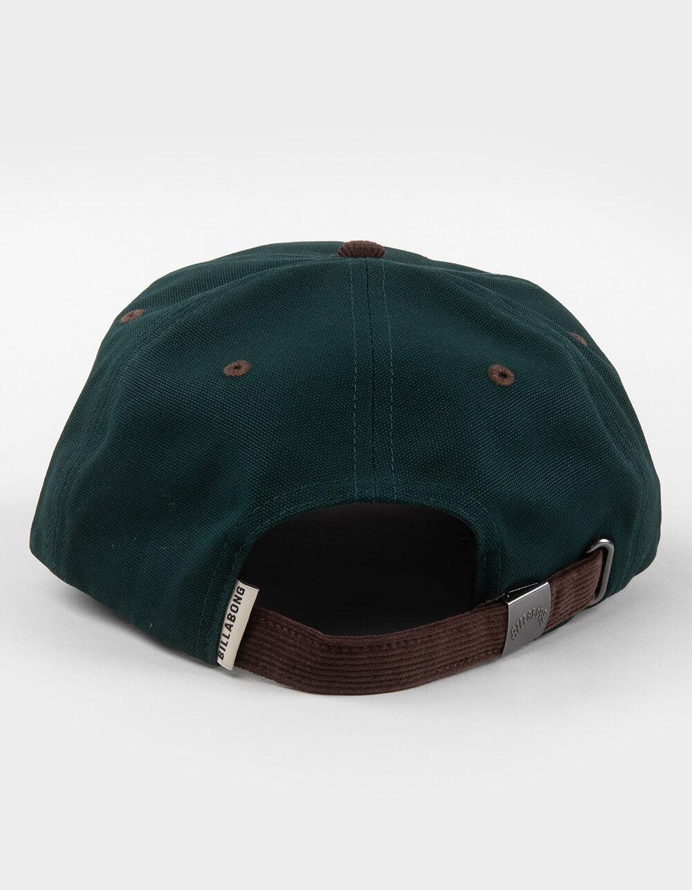 BILLABONG Mill Spec Garage 5 Panel Strapback Hat - GREEN Product Image