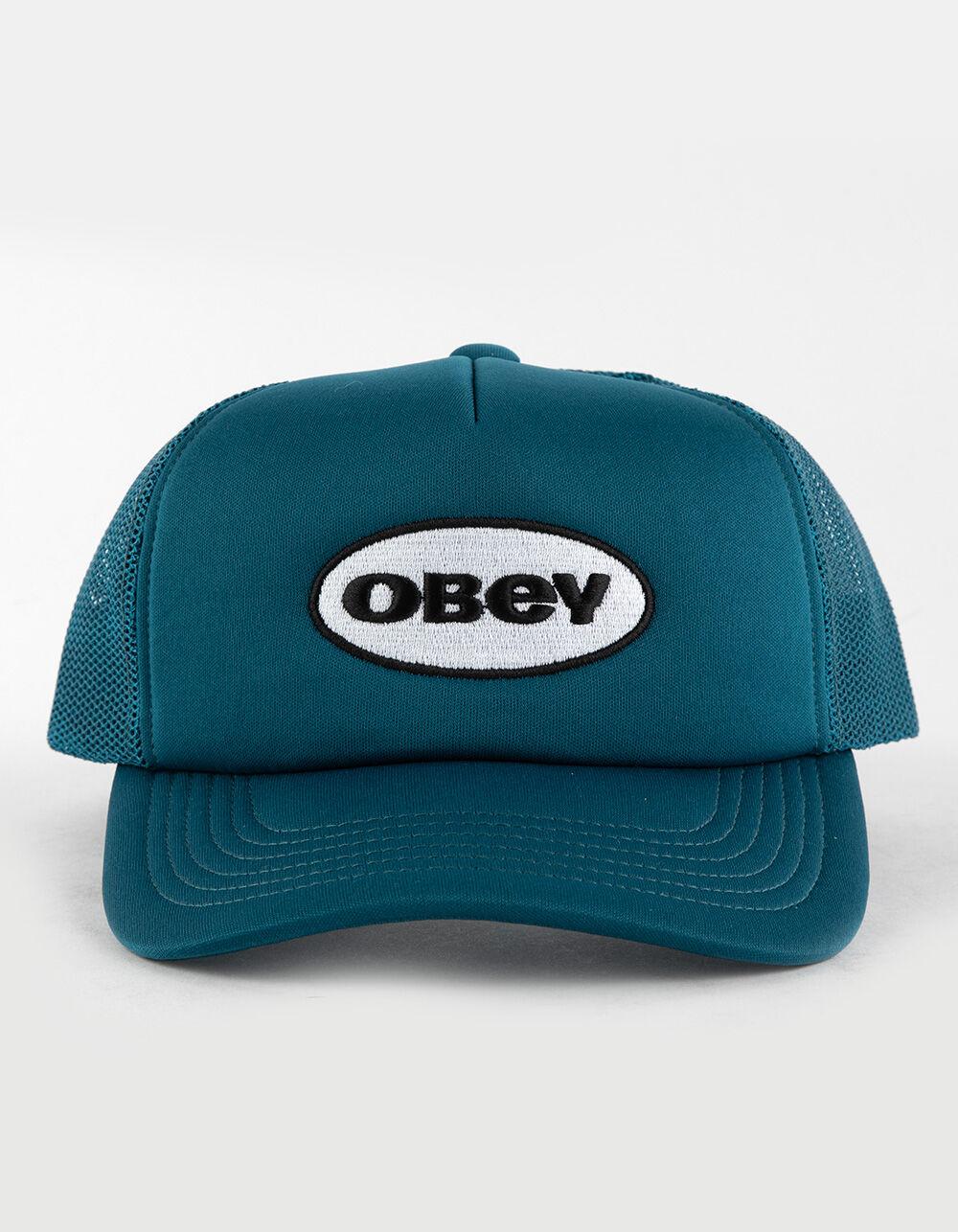OBEY File Trucker Hat - BLUE Product Image