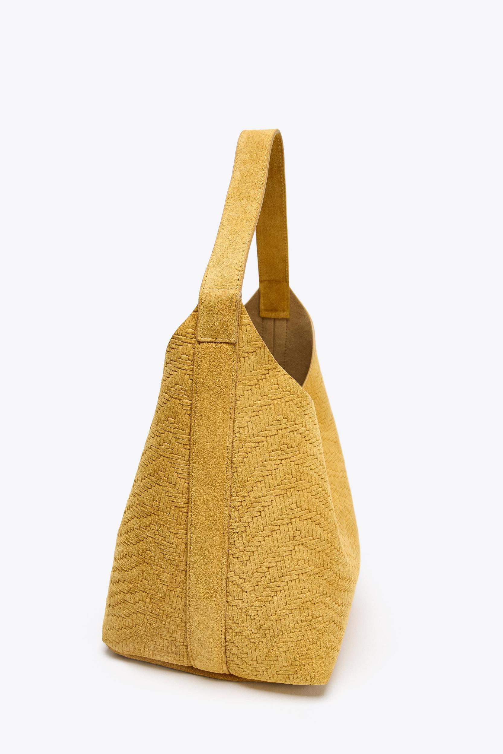 SPLIT LEATHER BRAIDED BAG Product Image
