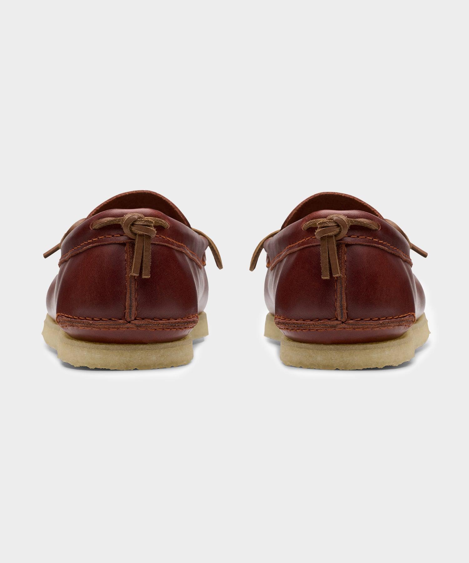 Clarks Leather Godney Mocc Boat Shoe Product Image