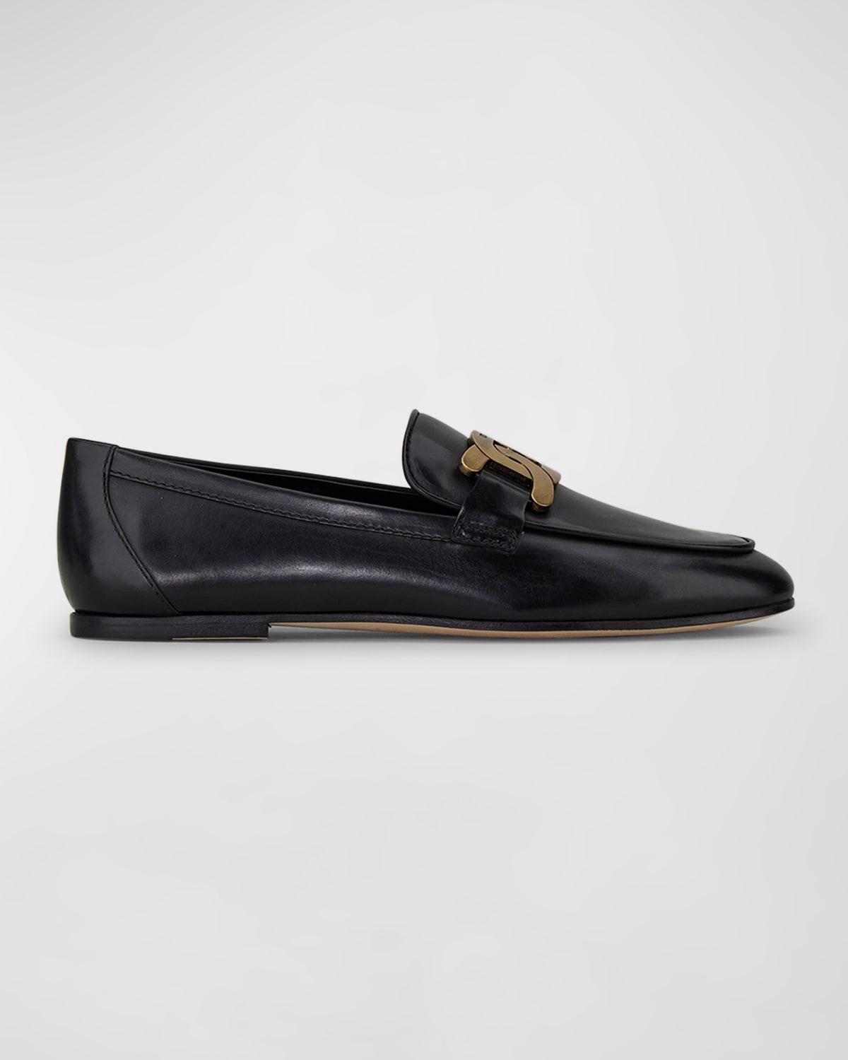 Tods Womens Kate Almond Toe Loafers Product Image
