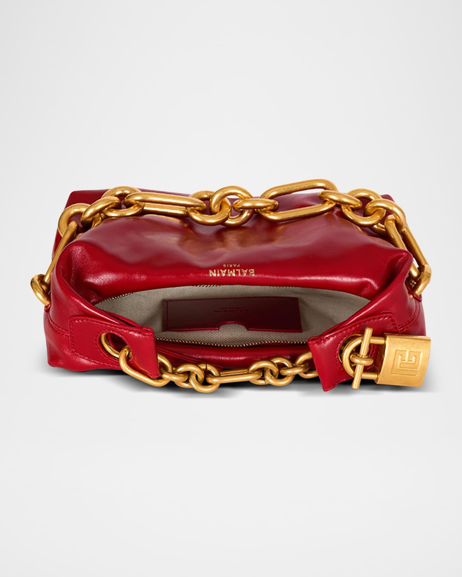 Sync Chain Mini Top-Handle Bag in Calfskin Leather Product Image