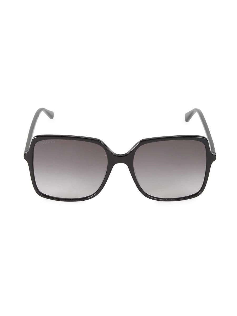 Womens 57MM Square Sunglasses Product Image